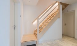 White Wash essen, RVS en LED licht